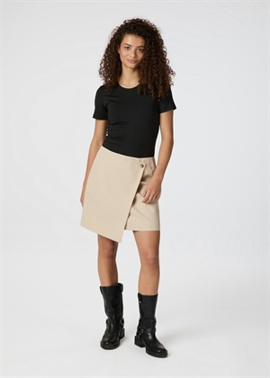 Petrani pinstriped skirt Sand Neo Noir 
